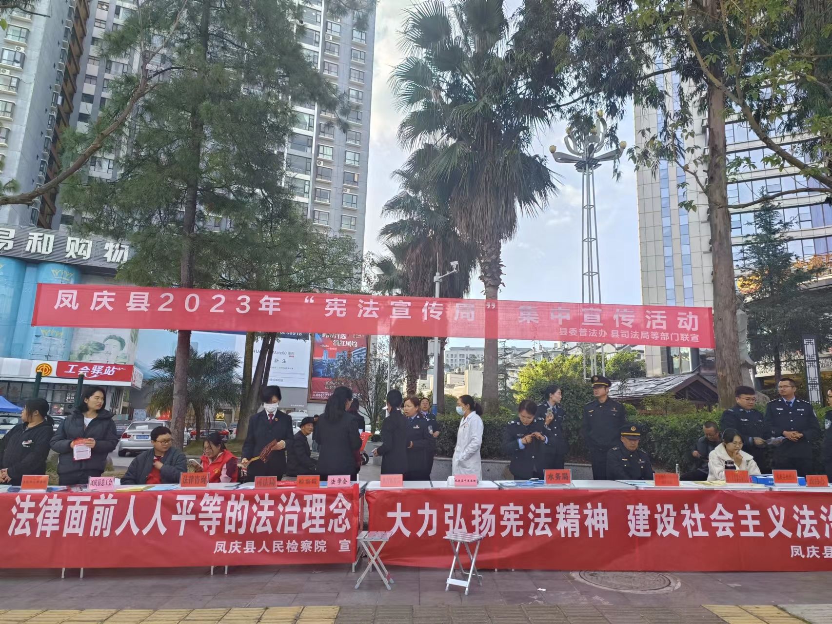 凤庆县统计局开展“12·4”国家宪法日 统计法治宣传活动