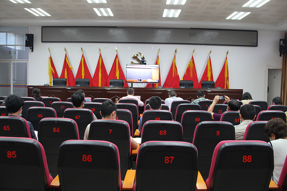 我县组织参加全市农业固定资产投资视频会议