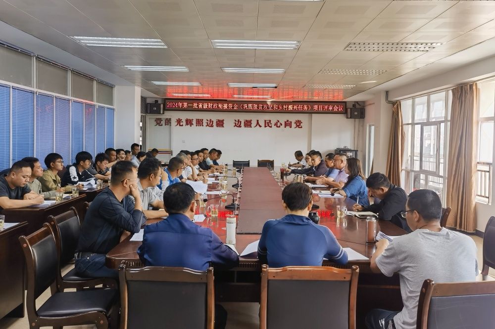 凤庆县召开2024年省级第一批乡村振兴衔接资金项目评审会议