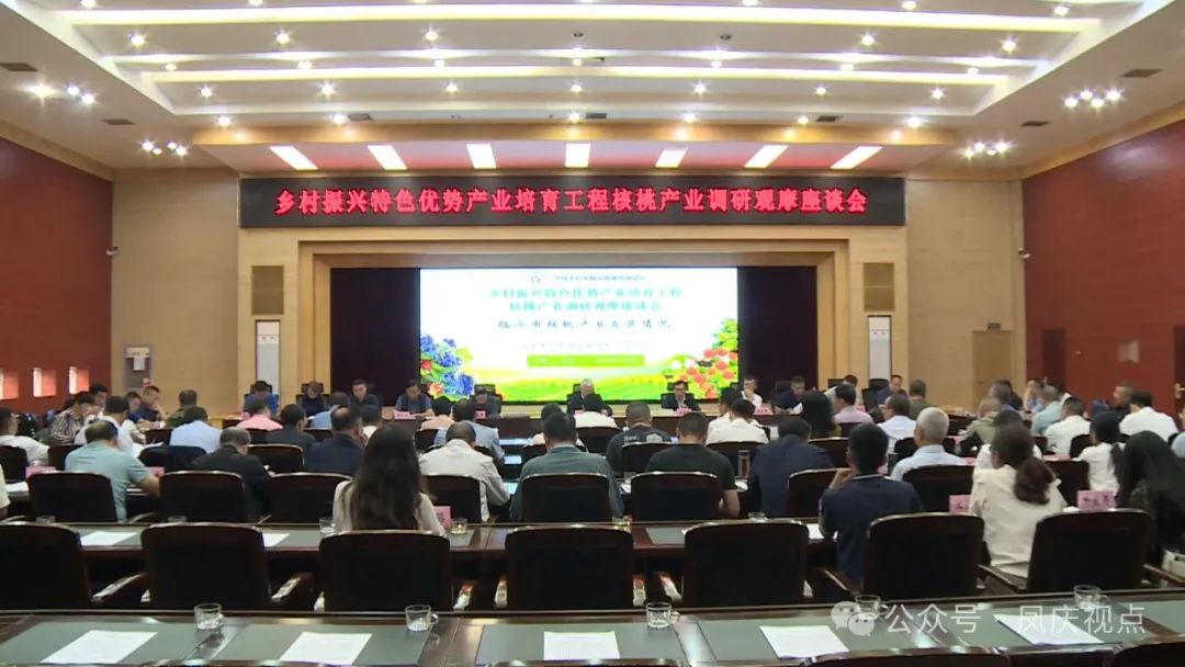 中国乡村发展志愿服务促进会乡村振兴特色优势产业培育工程核桃产业高质量发展调研座谈会在凤庆县举行