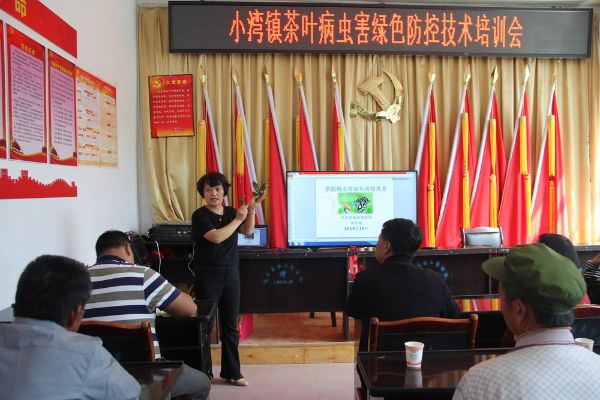 县农业农村局植保站到小湾镇举办病虫害绿色防控技术培训会