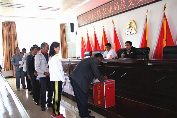 凤庆县农业局圆满完成局党总支及下设9个支部的换届选举工作