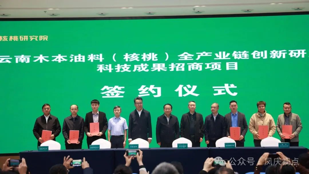 云南木本油料（核桃）全产业链创新研究院2024年度总结及科技成果招商发布会在凤庆召开